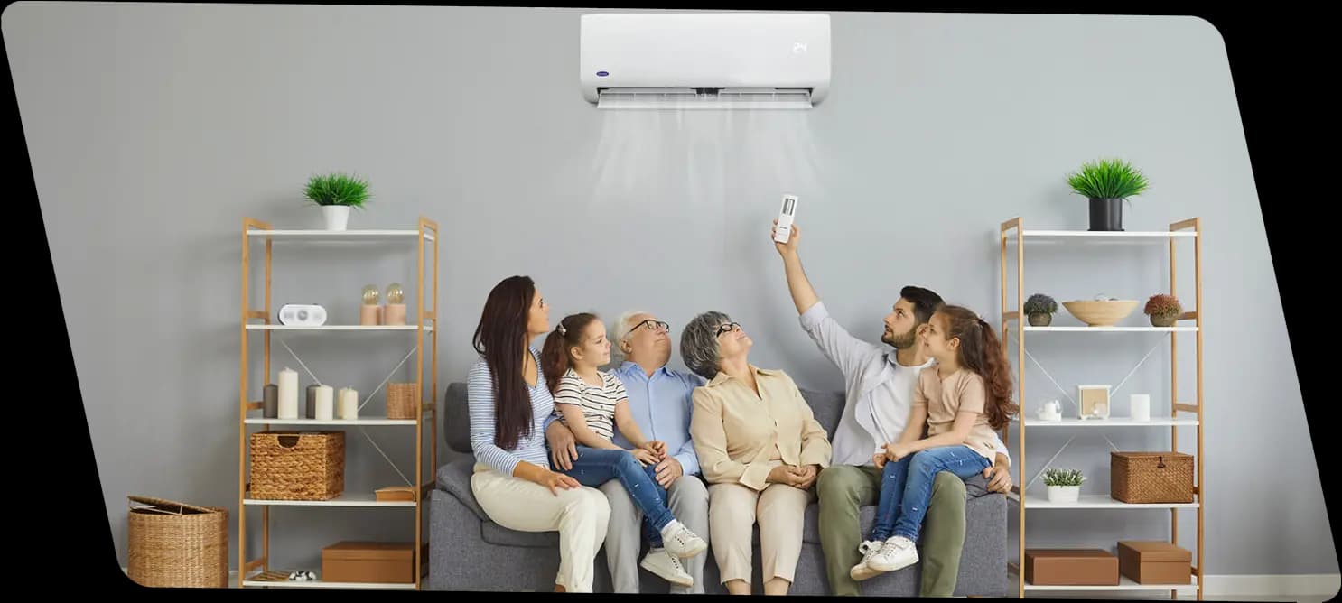 Professional HVAC Technician servicing air conditioning unit